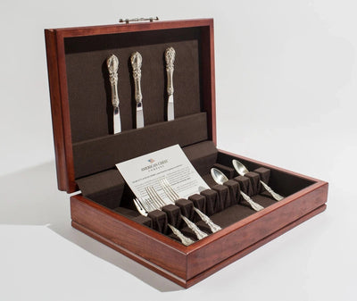 American Chest TRADITIONS Flatware Chest; Rich Mahogany finish