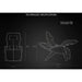 Svago ZGR plus Dual Power Zero Gravity Recliner - Midnight Black
